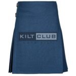 Smoking Blue Wool Kilt