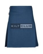 Smoking Blue Wool Kilt