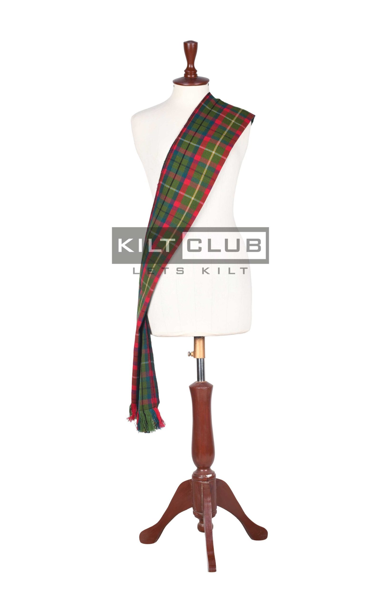 Women Tartan County Mayo Sashes