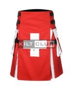Swiss Flag Utility Kilt