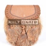 Brown Leather Real Fur Sami Dress Sporran