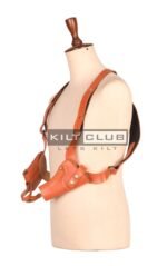 Men’s Vintage Brown Leather Shoulder Holster Rig - Image 3