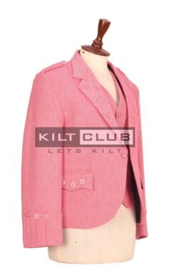 Alternative view of Women's Pink Tweed Jacket and waistcoat