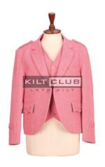 Women's Pink Tweed Jacket and waistcoat