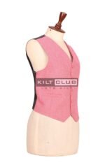 Women's Pink Tweed Jacket and waistcoat - Image 5