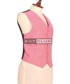 Alternative view of Women's Pink Tweed Jacket and waistcoat