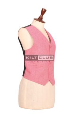 Alternative view of Women's Pink Tweed Jacket and waistcoat