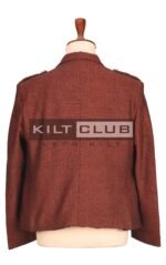 Men’s Maroon Herringbone Blazer Jackets and Waistcoat - Image 4