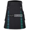 Black Watch Tartan Black Cotton Hybrid Utility Kilt