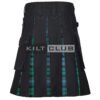 Black Watch Tartan Black Cotton Hybrid Utility Kilt