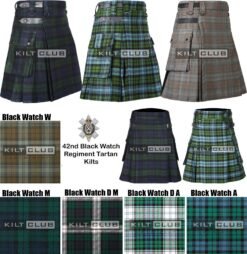 Black Watch Tartan Utility Kilt