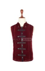 Men’s Velvet Waistcoat – Victorian Style Wedding Vest - Image 3
