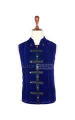 Men’s Velvet Waistcoat – Victorian Style Wedding Vest - Image 4