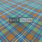 Scottish tartan fabric