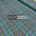 Scottish tartan fabric