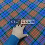Scottish tartan fabric