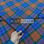 Scottish tartan fabric