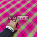 Scottish tartan fabric