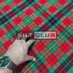 Scottish tartan fabric