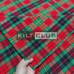 Scottish tartan fabric