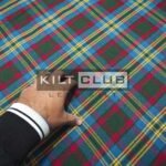 Scottish tartan fabric