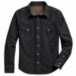 Men’s Suede Western Shirt | Vintage Cowboy Shirt - Image 6